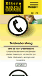Mobile Screenshot of elternnotruf.ch